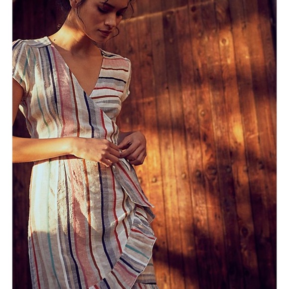 Free people wrap dress - Picture 3 of 4